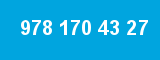 978 170 43 27 978 170 43 27